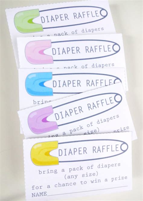 Fun & Whimsical Wonders: Playful Diaper Raffle Ticket Ideas