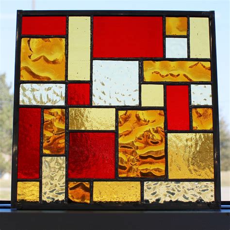 Geometric & Abstract Stained Glass Patterns Printable