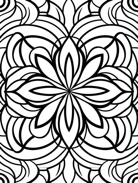 Geometric Zen: Straightforward Patterns for Mindful Focus