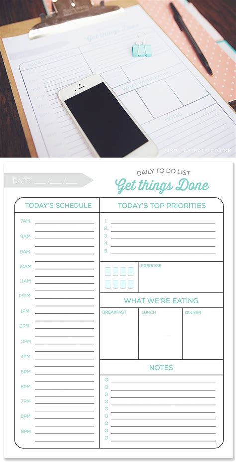 Get Organized: Productive & Planning Printables