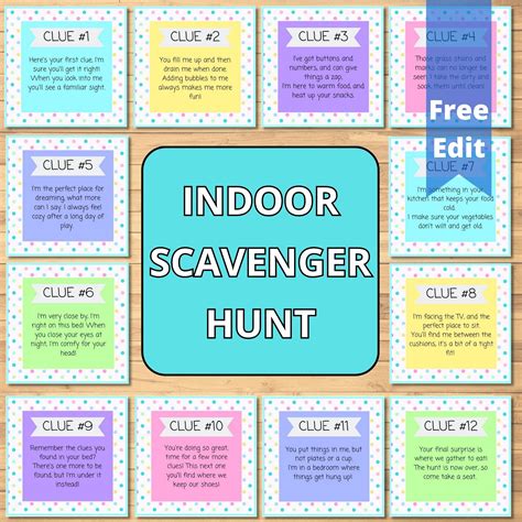Get the Party Started with Printable Party Games & Scavenger Hunts