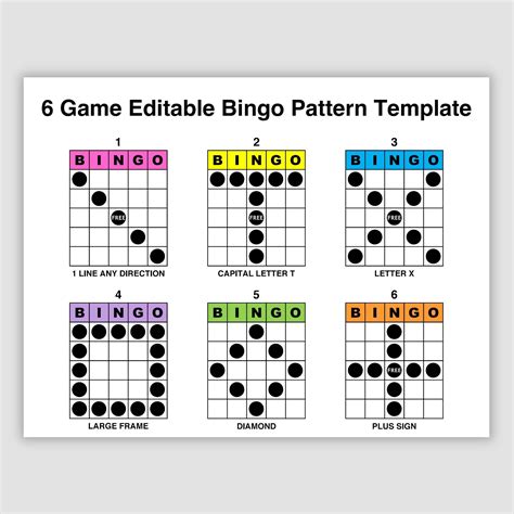 Getting Creative: Fun & Thematic Printable Bingo Patterns