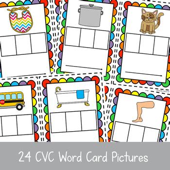 Getting Started: Simple CVC Word Elkonin Boxes Printables