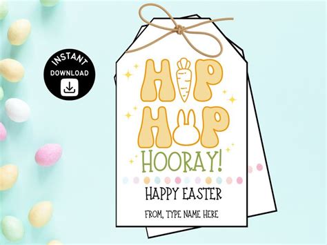 Gift-Giving with a Hop: Bunny Tags & Favor Printables