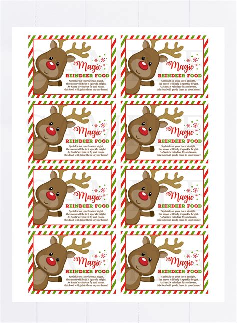 Gifting & Sharing the Sparkle: Reindeer Food Printable Packaging Ideas