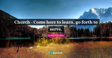 Go Forth and Learn!