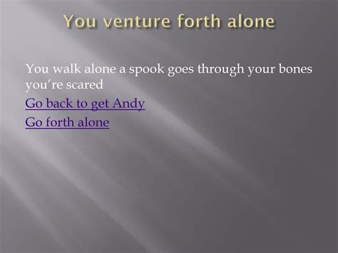 Go Forth and Spook!