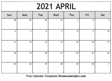 Going Digital: Annotating Your April 2021 Calendar PDF