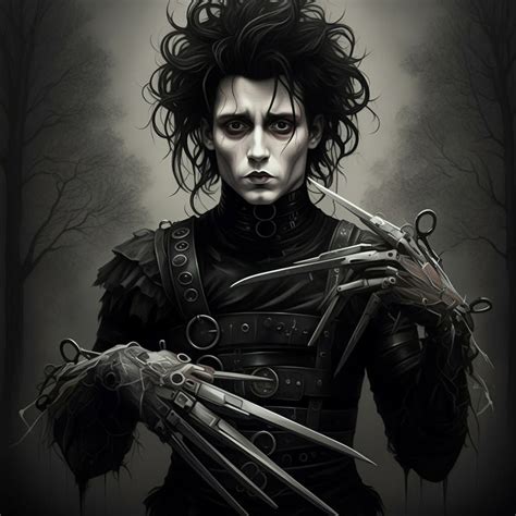Gothic Elegance & Mystery: Echoes of Edward Scissorhands
