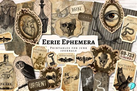 Gothic Glamour & Elegantly Eerie Printables
