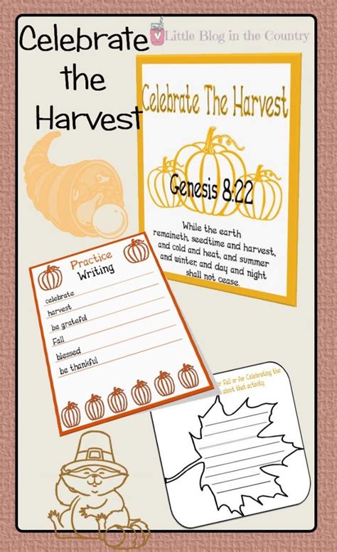 Gratitude-Filled Thanksgiving Printables: Celebrating the Harvest