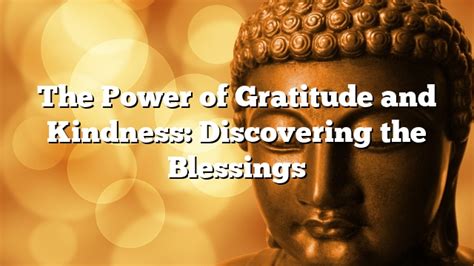 Gratitude-Focused Kindness: The Power of Thanks