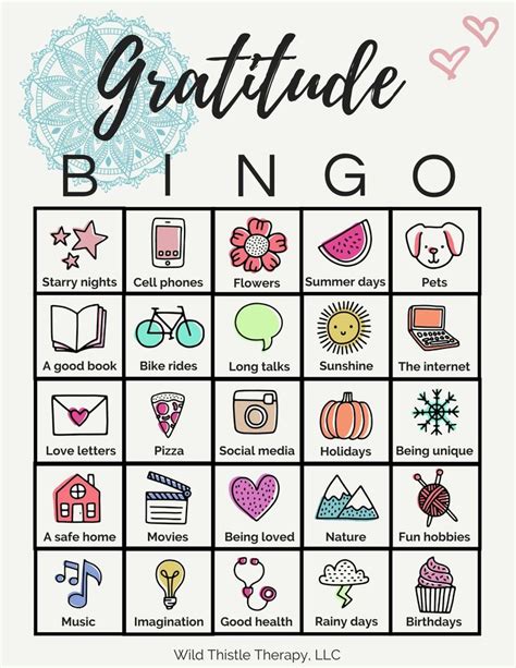 Gratitude & Giving Bingo: A Meaningful Twist