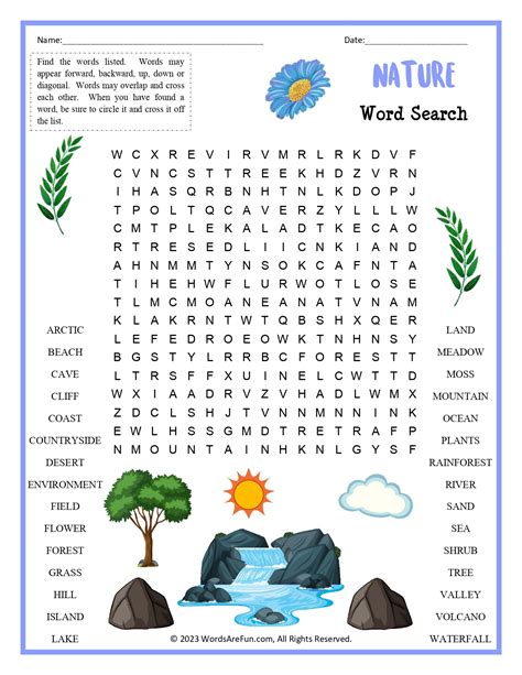 Green Escapes: Nature & Outdoors Word Searches