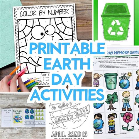 Hands-On Fun: Earth Day Craft & Activity Printables