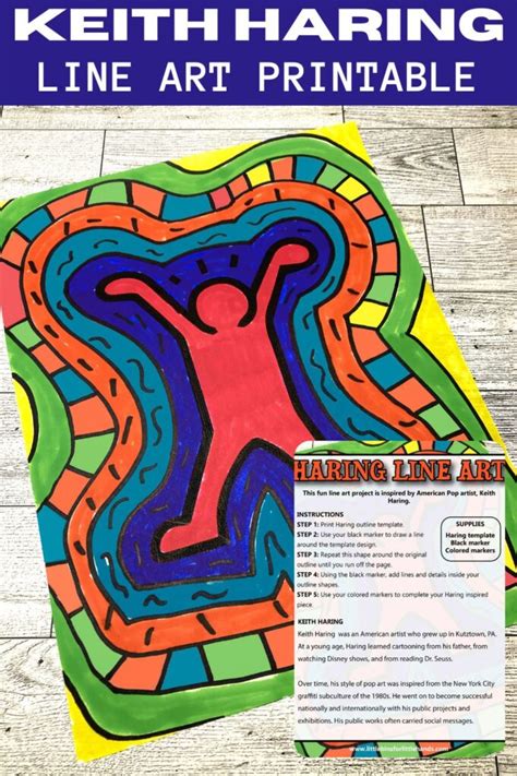 Hands-On Fun: Keith Haring Printables for Craft & DIY Projects