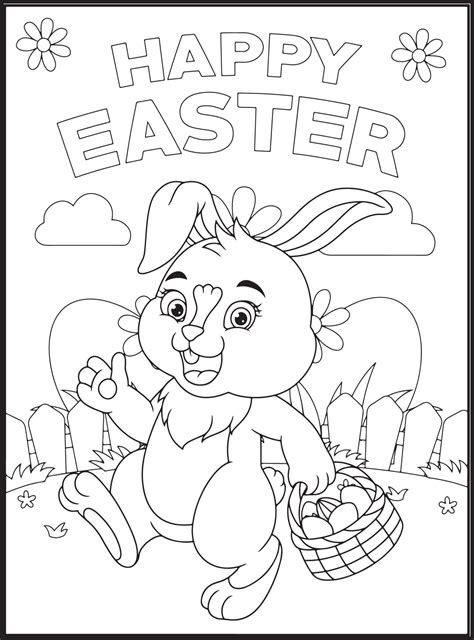 Happy Coloring, Happy Easter!