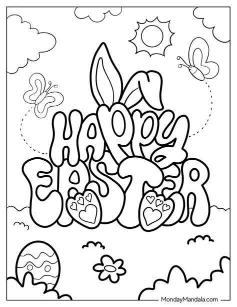 Happy Easter, Happy Coloring!