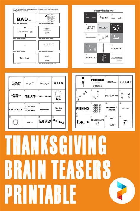 Harvest & History: Challenging Thanksgiving Brain Teasers