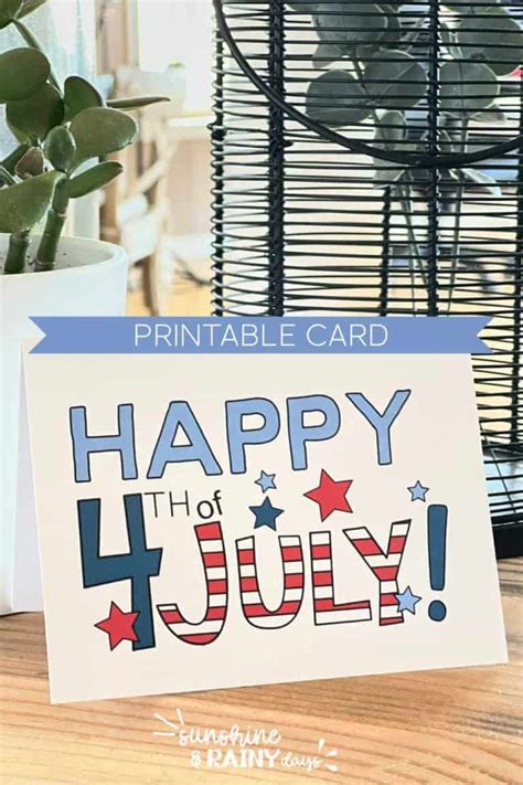 Heartfelt & Happy: Fourth of July Card & Invitation Printables