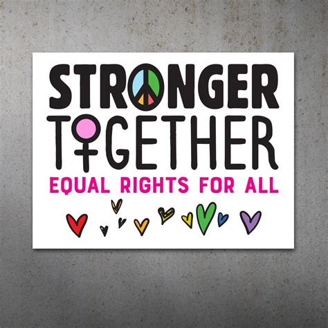 Heartfelt & Inspirational: Printable Protest Signs from the Soul