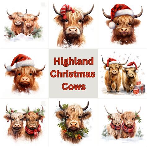 Holiday Hooves & Seasonal Spirit: Festive Bovines!