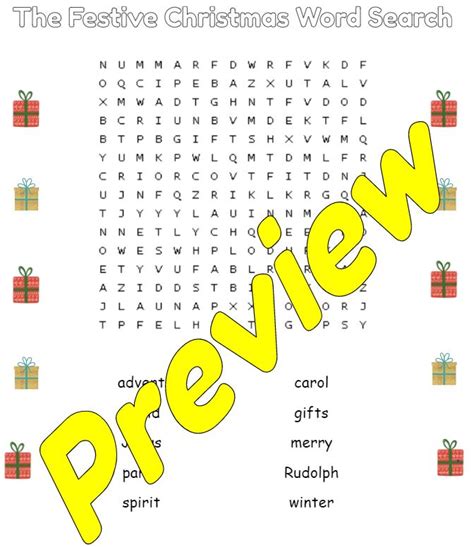Holiday Party & Event Word Searches: Spreading Festive Cheer