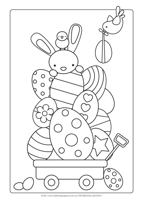 Hoppy & Classic Easter Coloring Book Printables