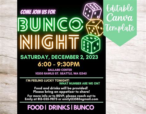 Hosting a Bunco Bash: Seamless Flow with Printable Directions for Guests