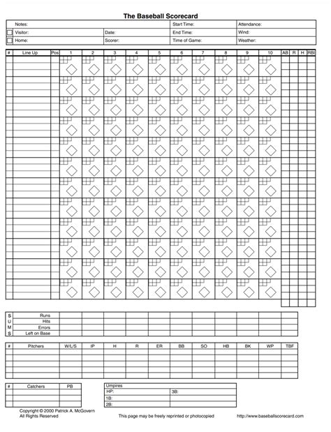 How to Choose the Best Free Printable Baseball Scorebook Sheets for Your Needs