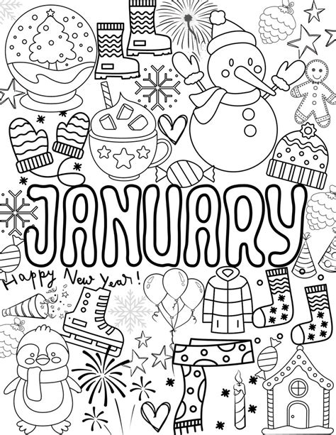 How to Choose the Best January Coloring Pages for Your Needs