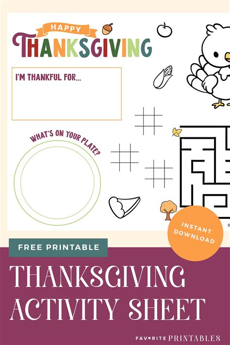 How to Choose the Best Thanksgiving Activity Sheets for Your Needs