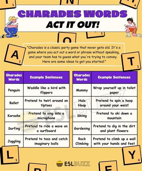 Humorous & Challenging Phrases: For the Charades Aficionados