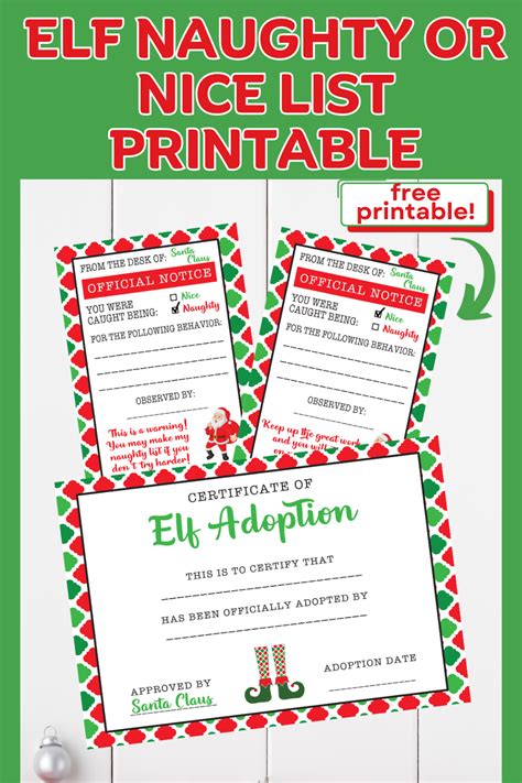 Humorous & Playful Naughty Nice List Concepts for Older Kids (and Adults!): A Dash of Fun