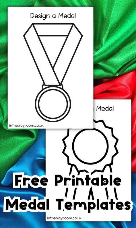 Instant Glory: Ready-to-Print Olympic Medal Templates