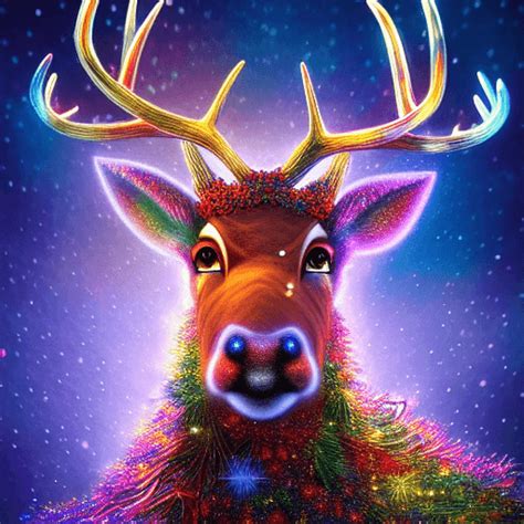 Intricate & Detailed Reindeer Art for Adults