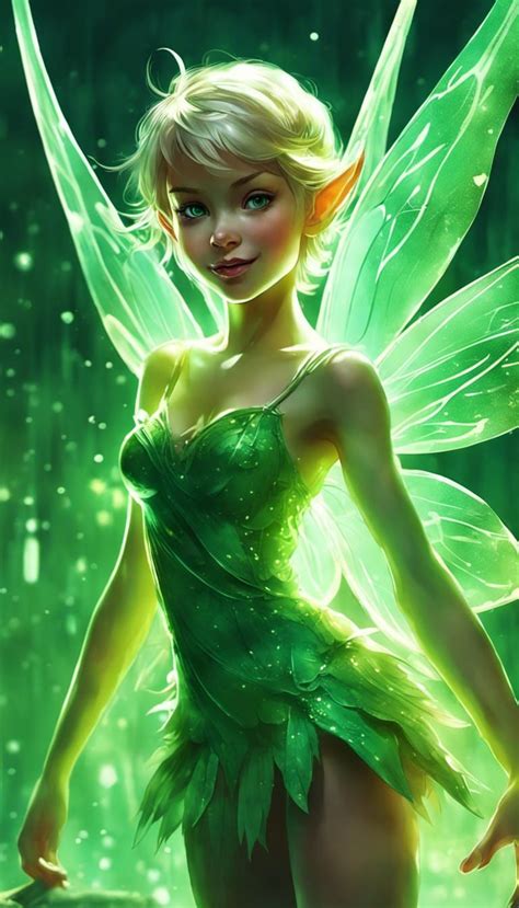 Intricate & Detailed Tinkerbell for Master Colorists