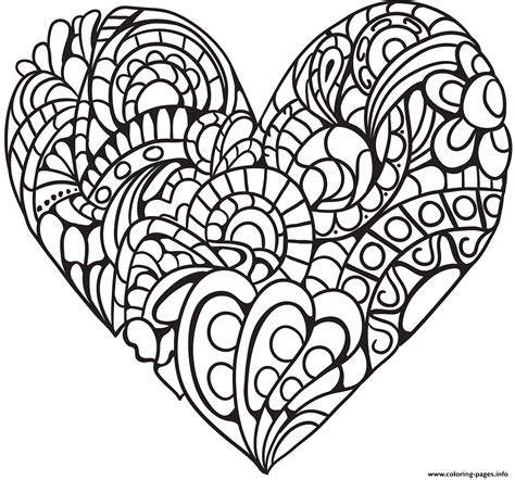 Intricate & Zen Hearts for Adults
