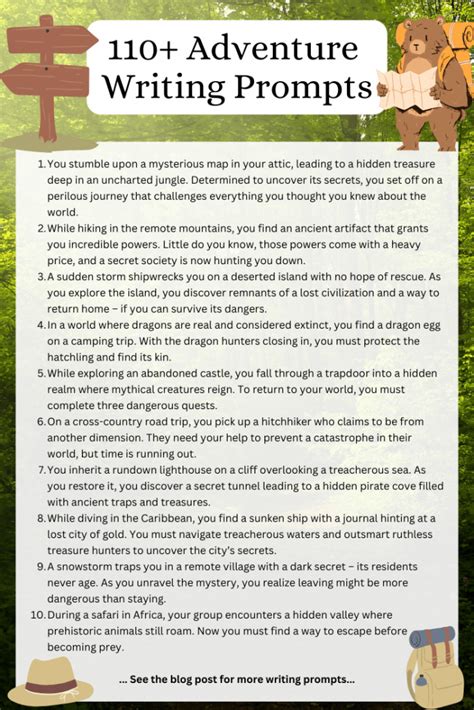 Journey Forth: Adventure & Exploration Prompts