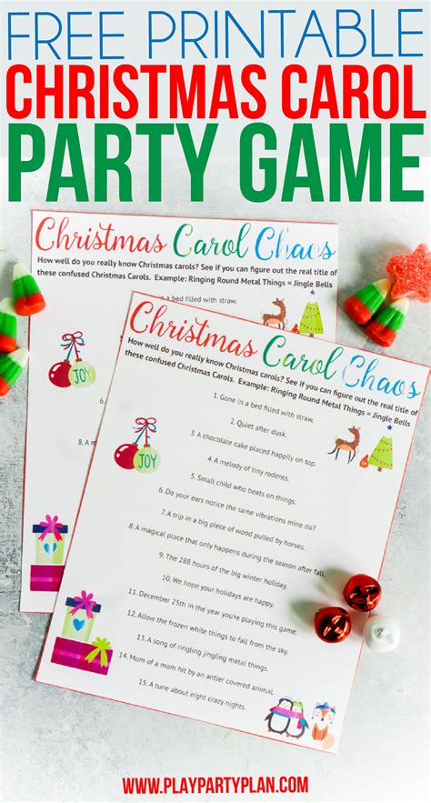 Kid-Friendly & Charming Christmas Games for Parties Printable (Little Ones Love These!)