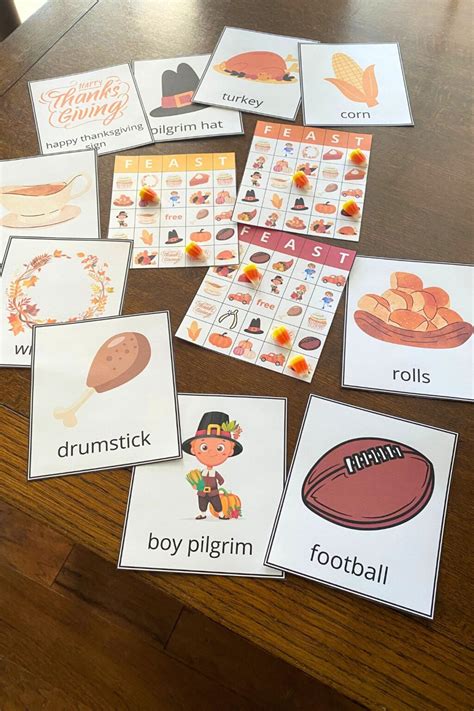 Kid-Friendly Gobble Games: Visual Bingo for Little Turkeys