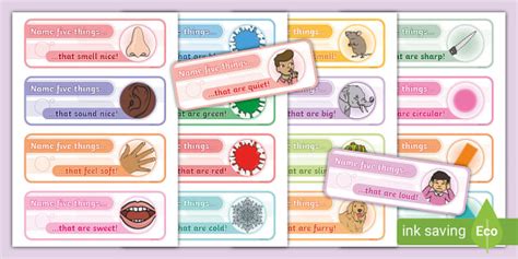 Kid-Friendly "Name 5 Things" Printables for Little Thinkers