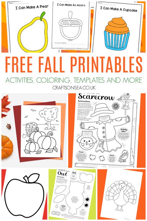 Kids' Crafts & Play: Printable Fall Activities & Decor