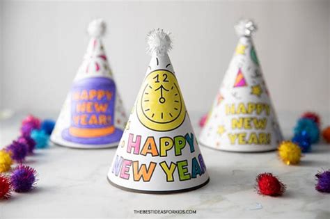 Last-Minute Lifesavers: Quick & Easy New Year's Eve Hat Printables