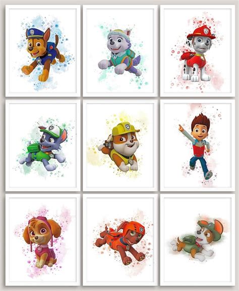 Learn & Play: Educational Paw Patrol Prints