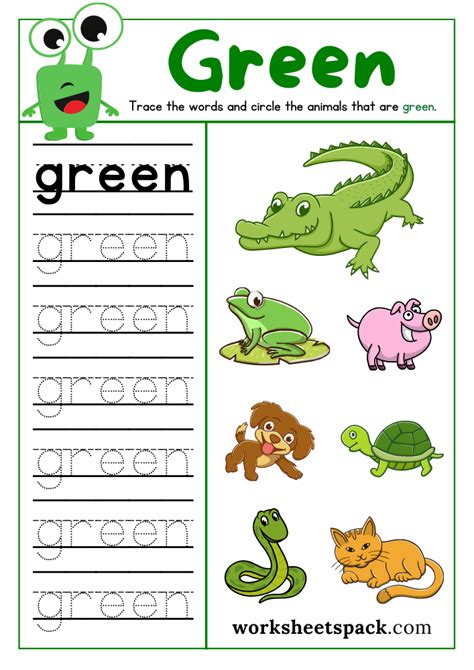 Learning in Green: Educational Printables