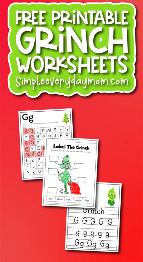 Learning & Laughter: Educational Grinch Printables