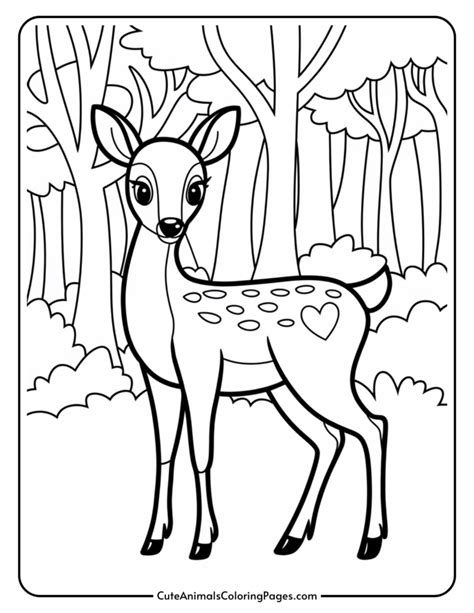 Learning & Loving: Educational Deer Coloring Pages