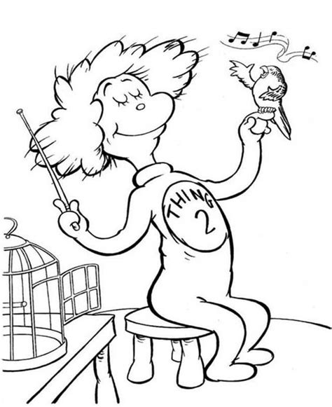 Learning Through Laughter: Educational Dr. Seuss Coloring Pages for Skill Building