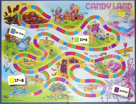 Learning Through Play: Educational Printable Candyland Boards